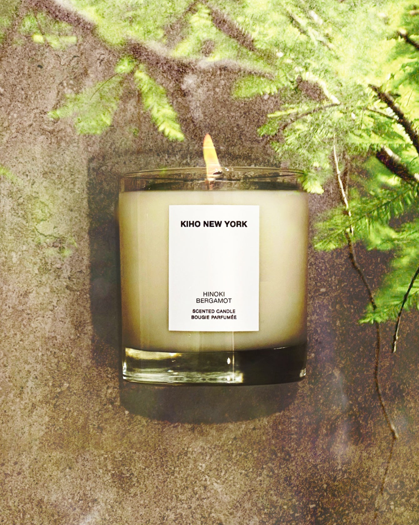 Hinoki Bergamot Candle - KIHO NEW YORK