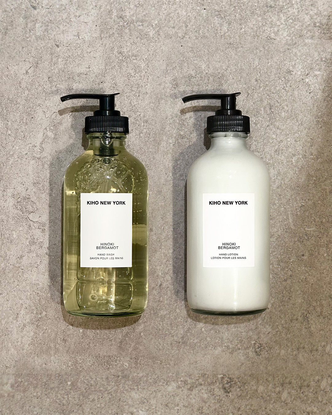 Hinoki Bergamot Hand Wash & Lotion Duo - KIHO NEW YORK