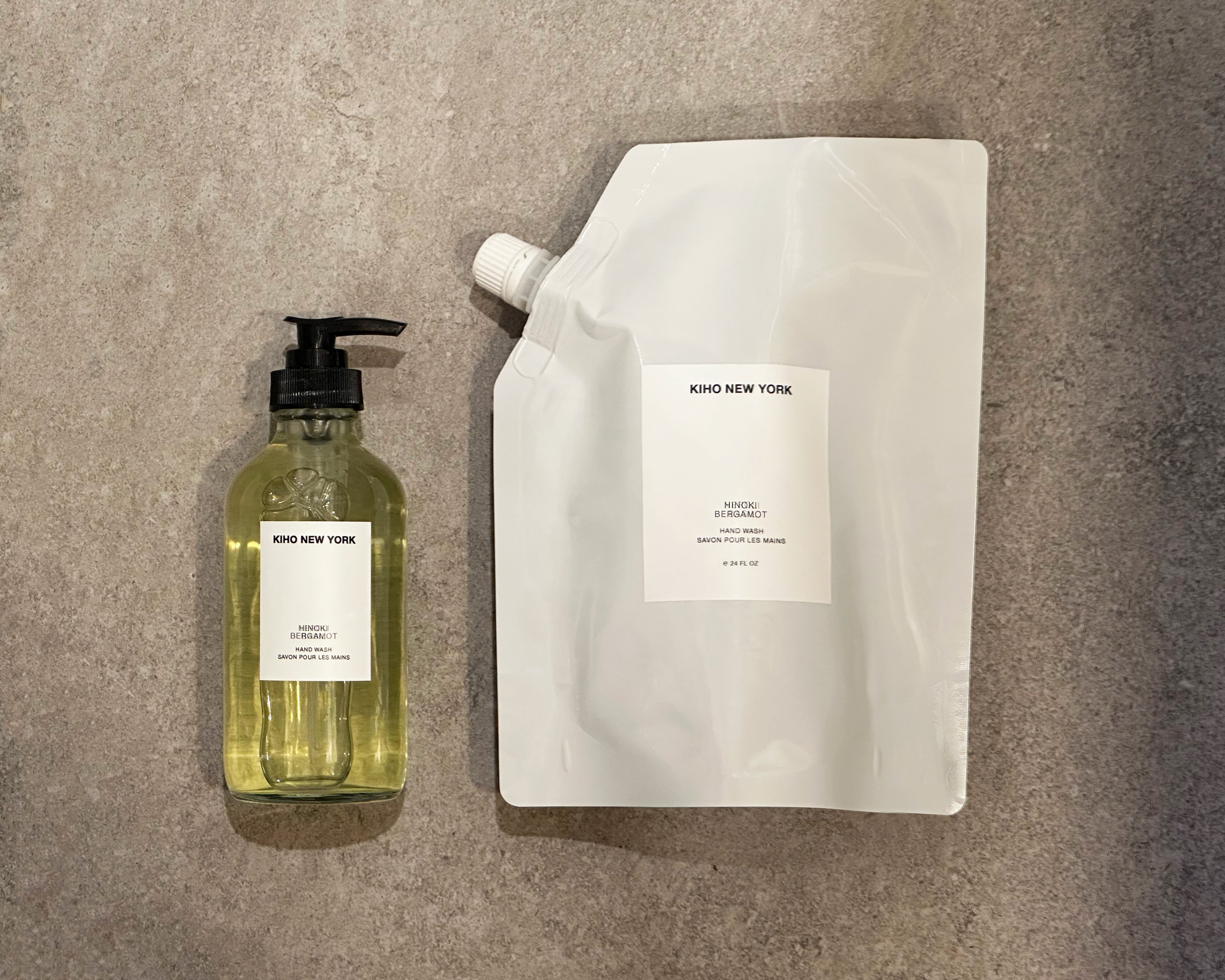 Hinoki Bergamot Hand Wash & Refill Duo