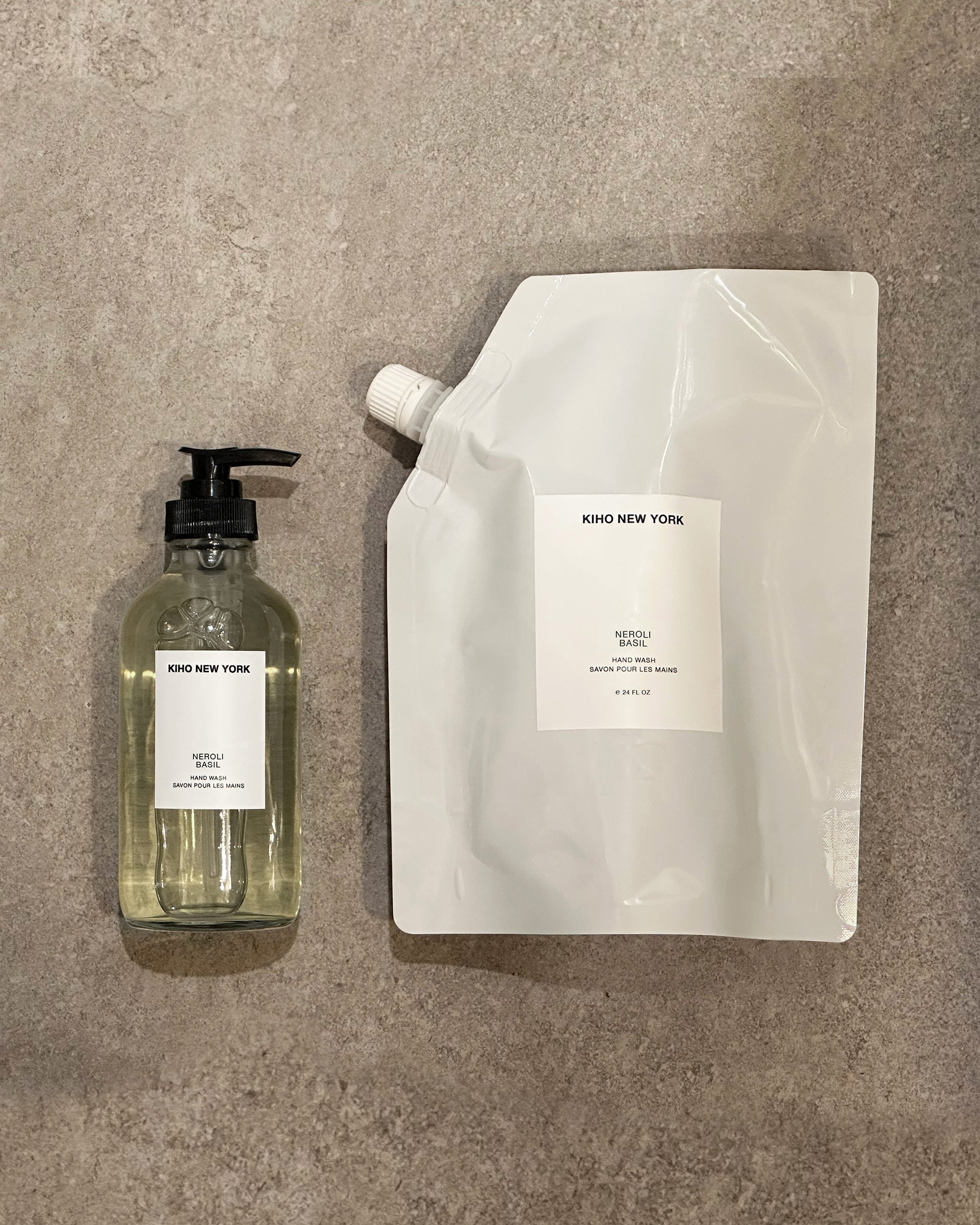 Neroli Basil Hand Wash & Refill Duo