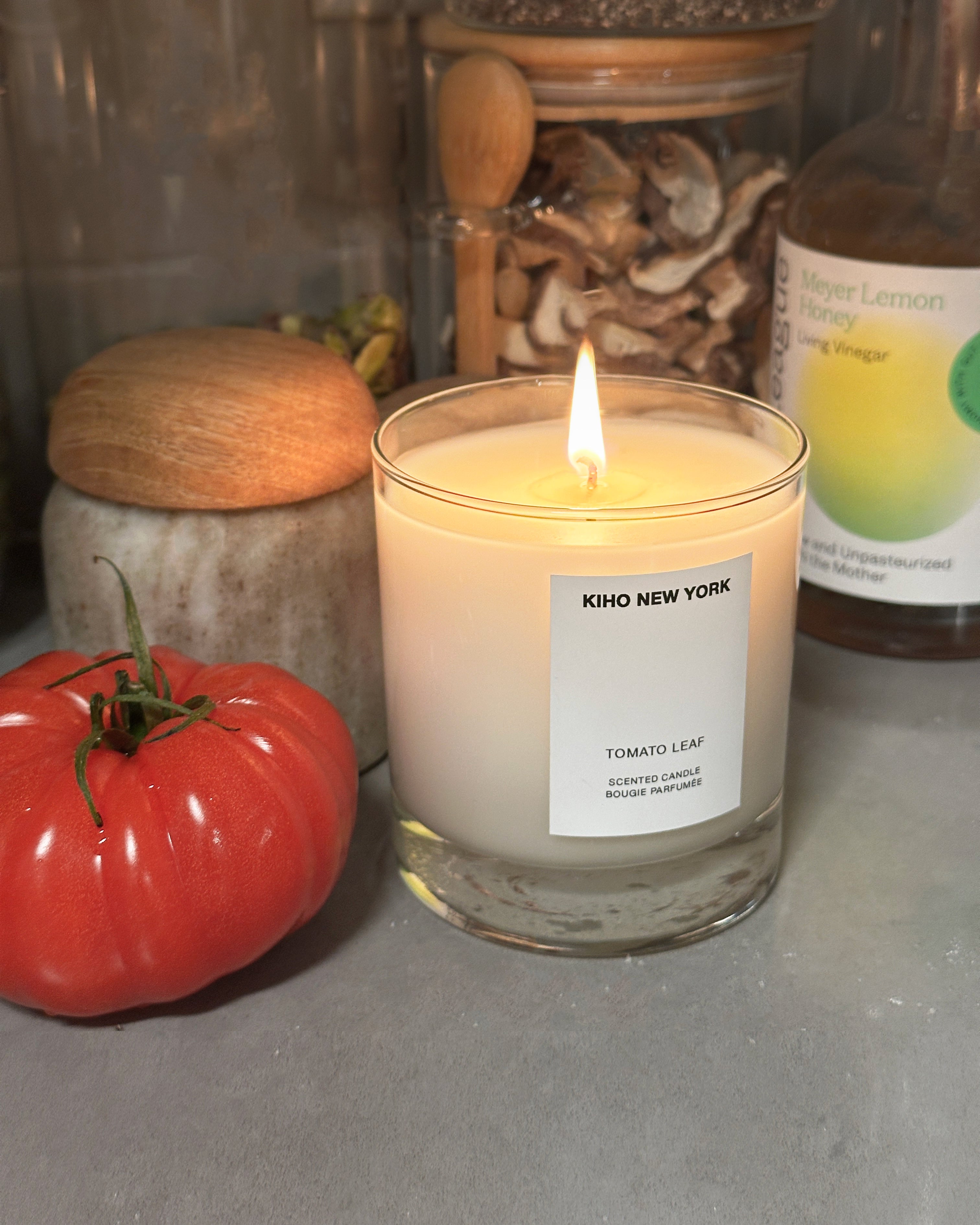 Tomato Leaf Candle